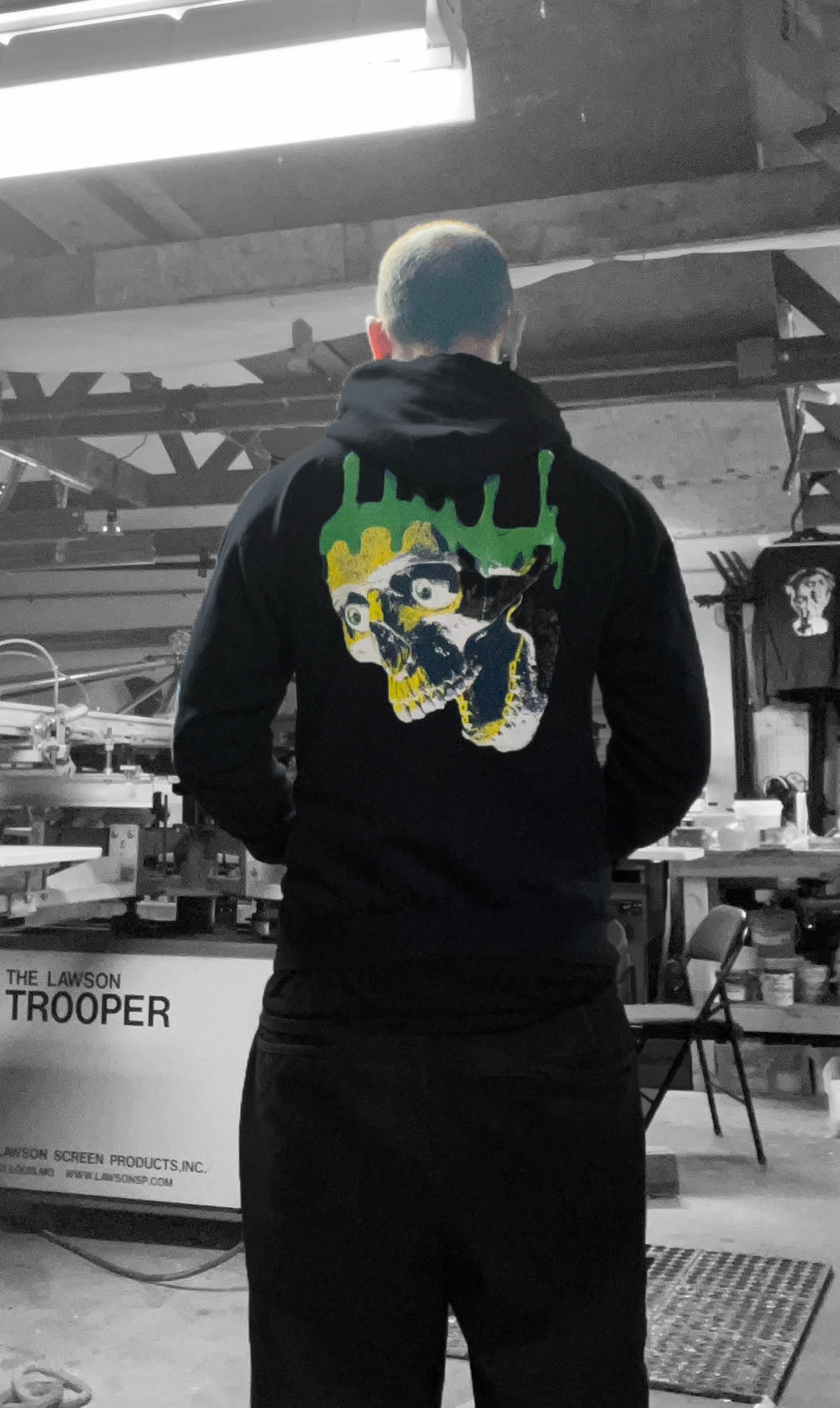Drippy Skull Hoodie
