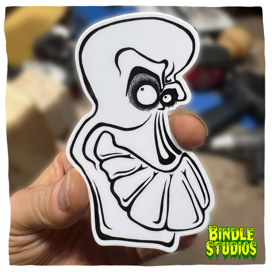 Toofy 4"x2.5" Vinyl Sticker