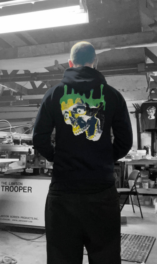 Drippy Skull Hoodie