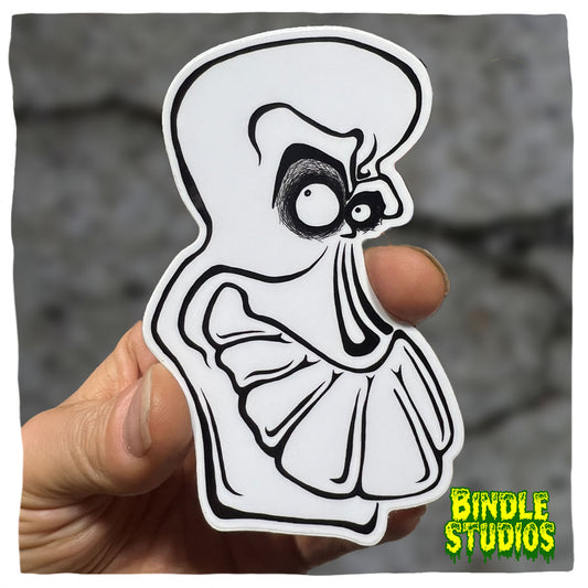 Toofy 4"x2.5" Vinyl Sticker